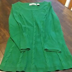 Liz Claiborne large green sweater